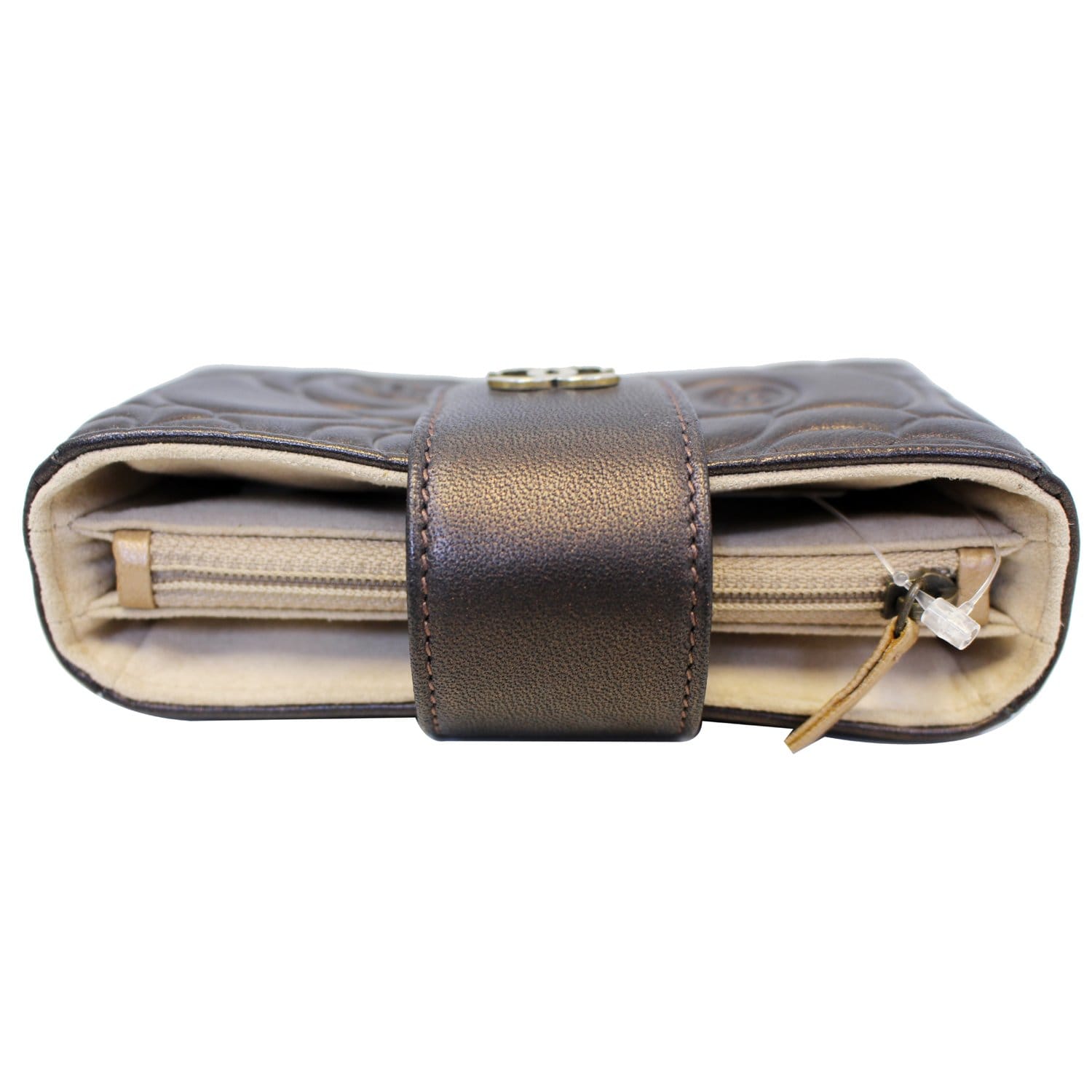 Chanel Caviar Leather Quilted O-Mini Phone Holder Clutch