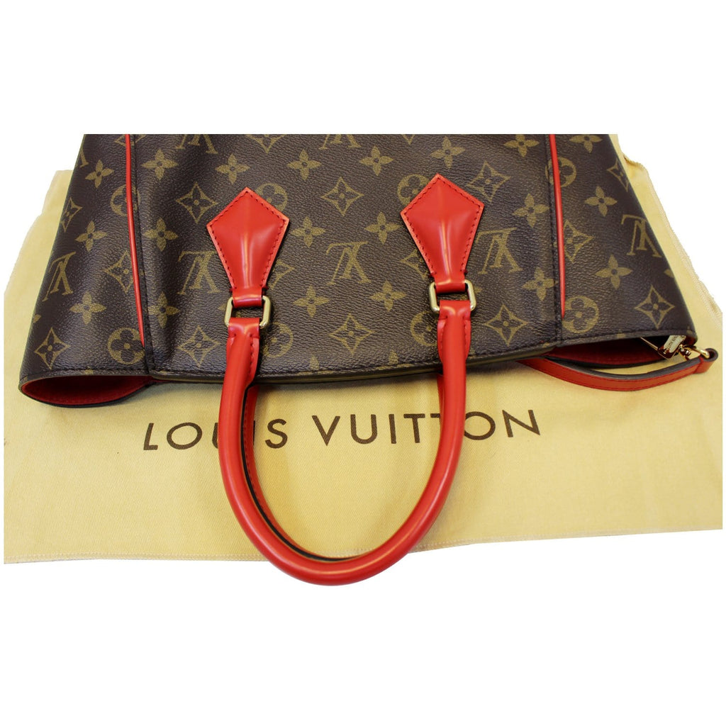 LOUIS VUITTON Phenix Monogram Canvas Shoulder Handbag Coquelicot