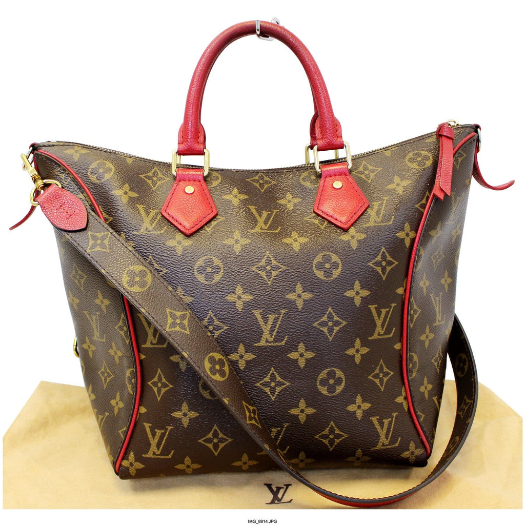LOUIS VUITTON Tournelle PM Monogram Canvas Shoulder Handbag Cerise - 25% OFF