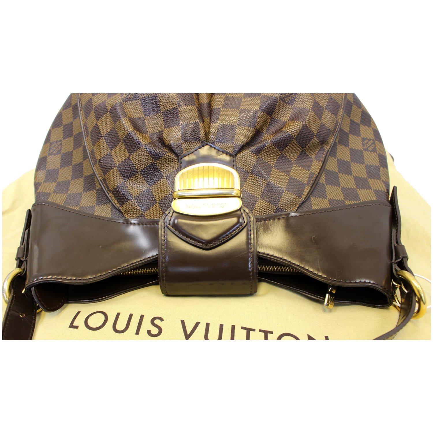 LOUIS VUITTON Sistina MM Damier Ebene Shoulder Bag