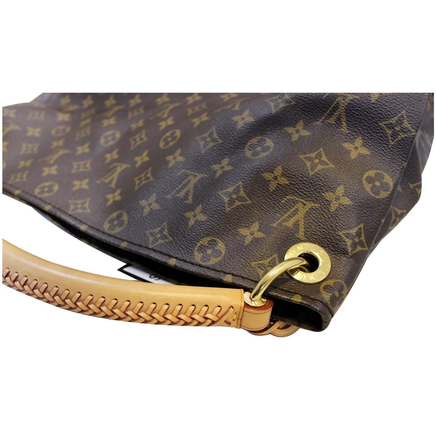 LOUIS VUITTON Artsy MM Monogram Canvas Hobo Brown Shoulder Bag