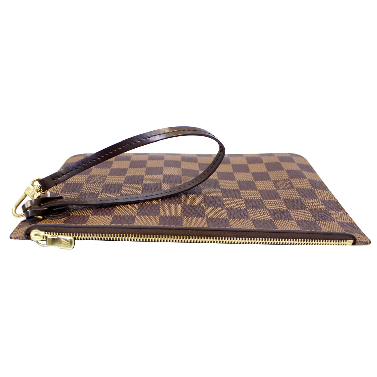 LOUIS VUITTON Pochette Wristlet Pouch Damier Ebene Neverfull GM