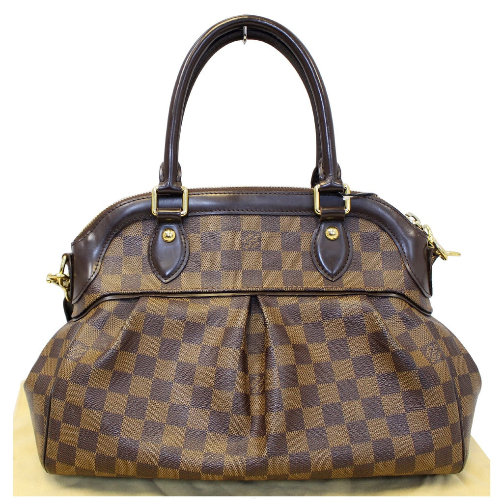 LOUIS VUITTON Trevi PM Damier Ebene Brown Shoulder Bag