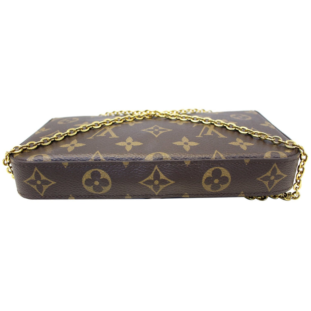 LOUIS VUITTON Pochette Felicie Owl Monogram Chain Crossbody Bag - 20% OFF