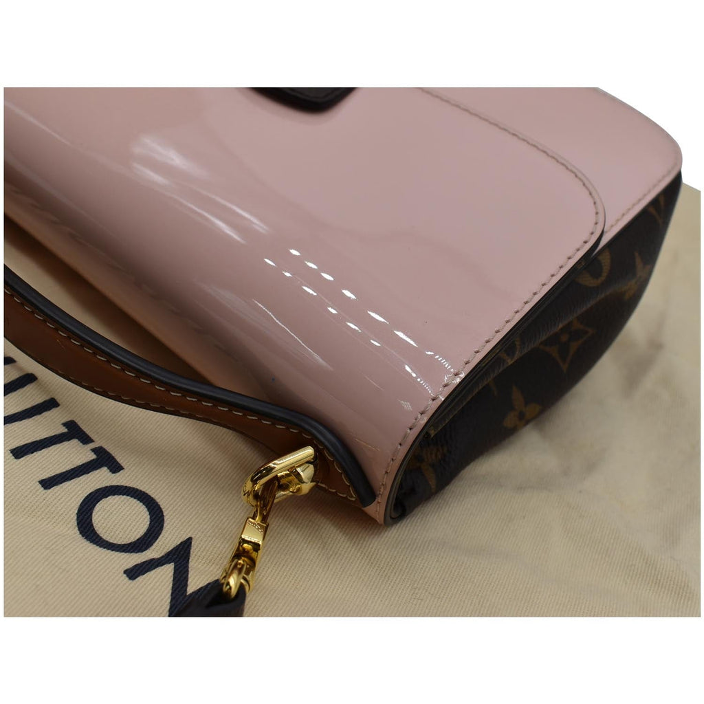 LOUIS VUITTON Cherrywood BB New 1:1 Rep Leather Shoulder Bag Rose Ballerine