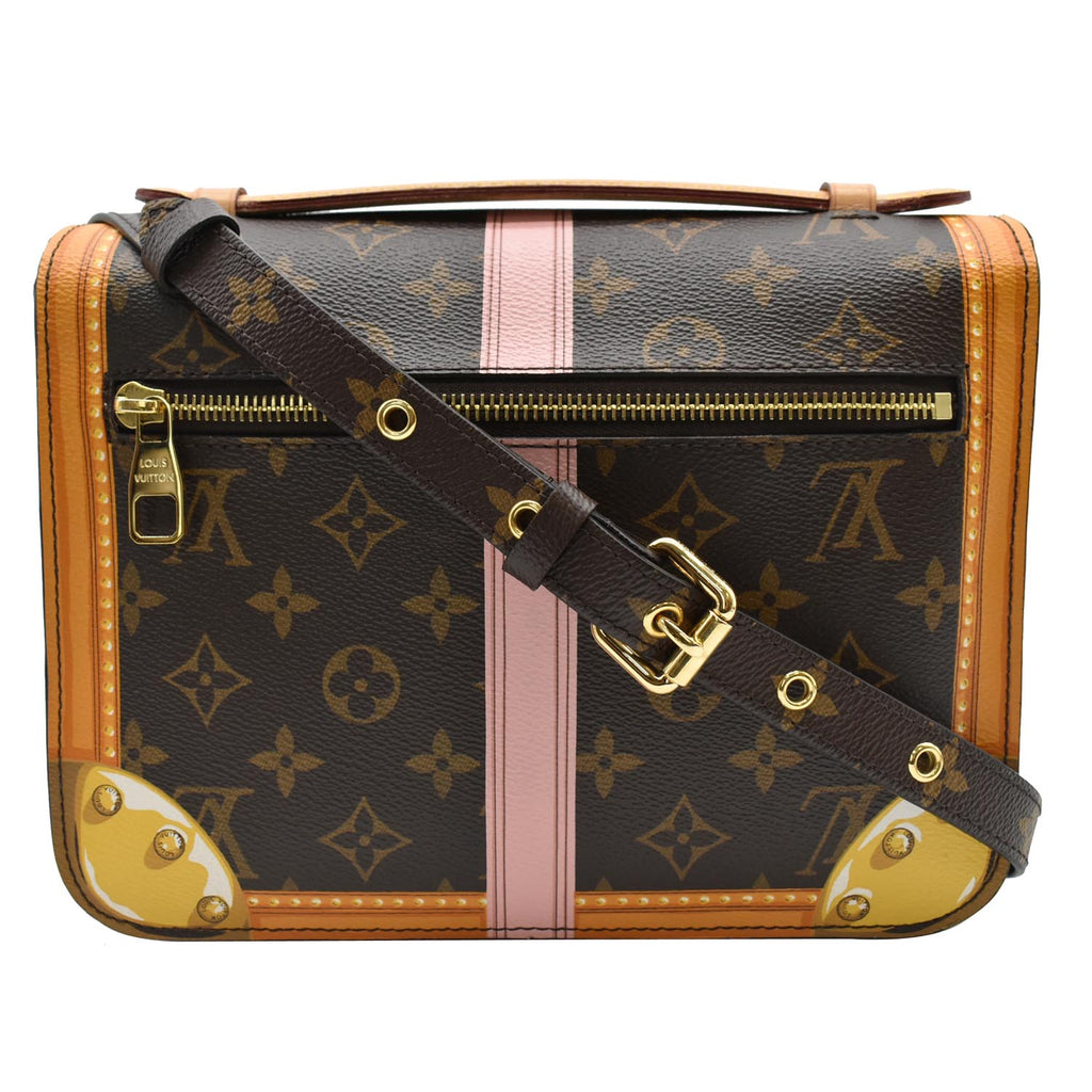 LOUIS VUITTON Summer Trunks Pochette Metis Monogram Crossbody Bag Brown