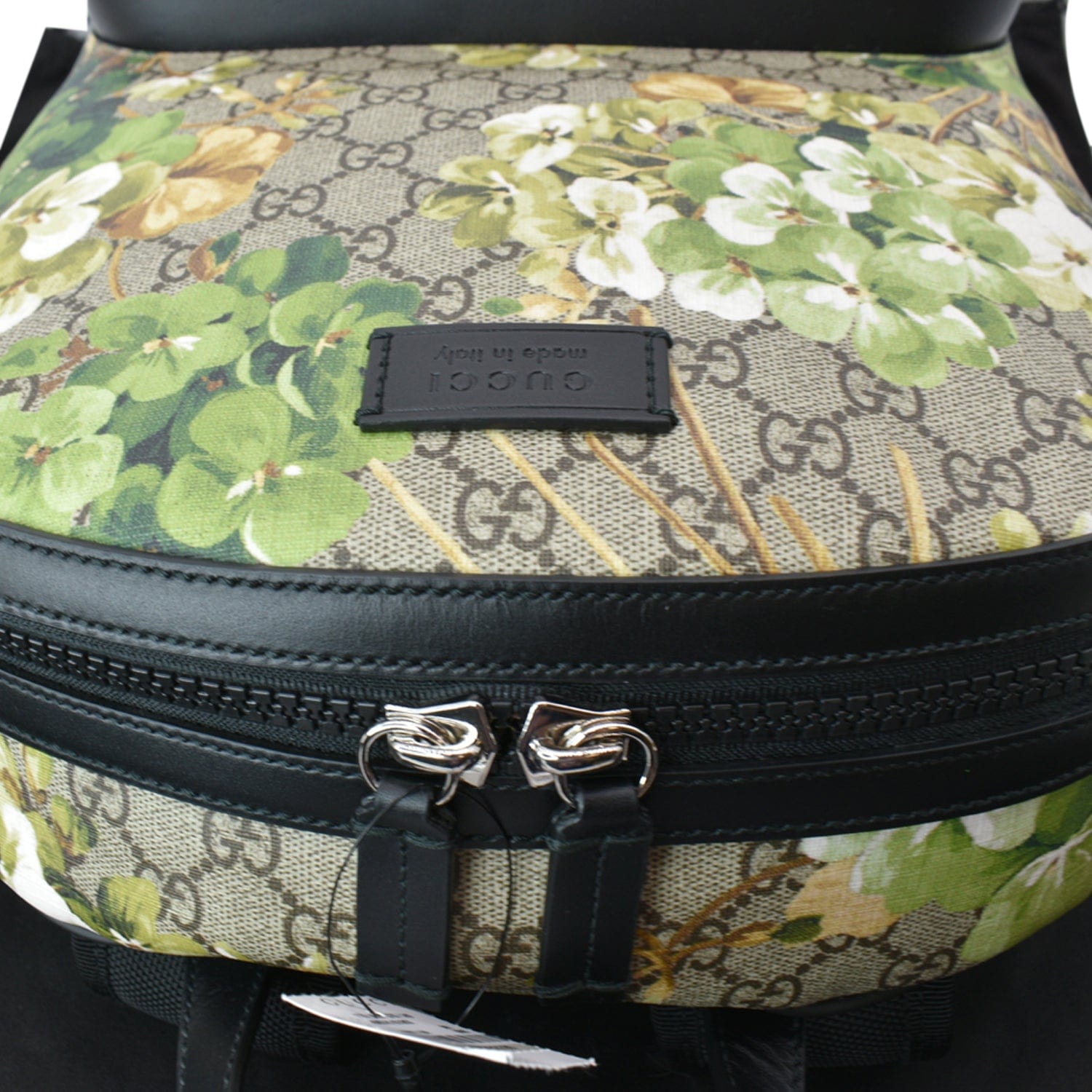 GUCCI Blooms Gucci Supreme Monogram Backpack Beige 406370