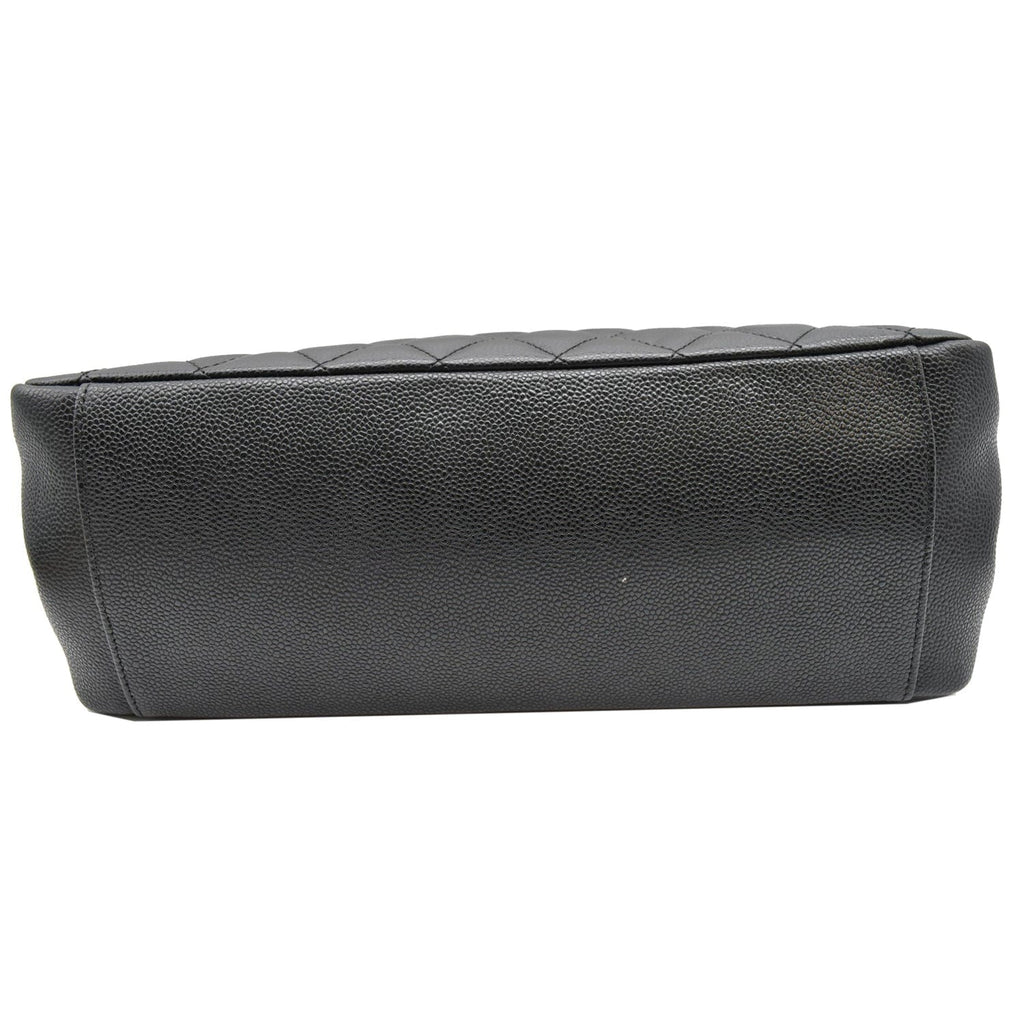 Chanel Grand Shopping GST Caviar Leather Tote Bag Black