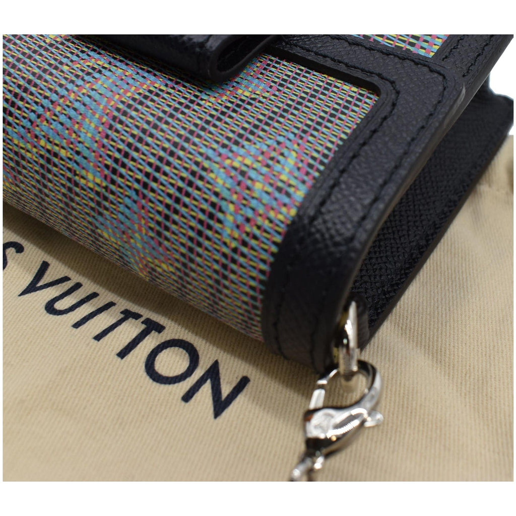 LOUIS VUITTON Dauphine BB Monogram LV Pop Crossbody Bag Blue