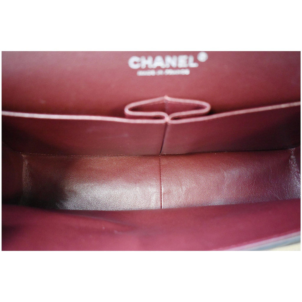 Chanel Classic Jumbo Double Flap  Leather Shoulder Bag Black