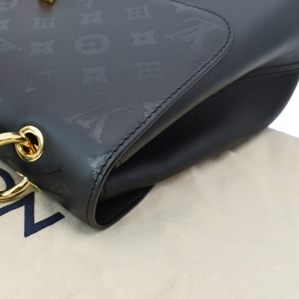 LOUIS VUITTON Very One Handle  Monogram Shoulder Bag Black