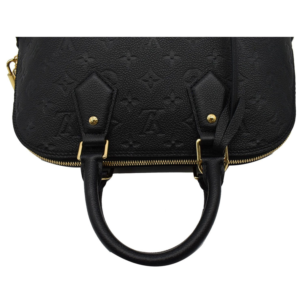 LOUIS VUITTON Neo Alma PM Monogram Empreinte Shoulder Bag Black
