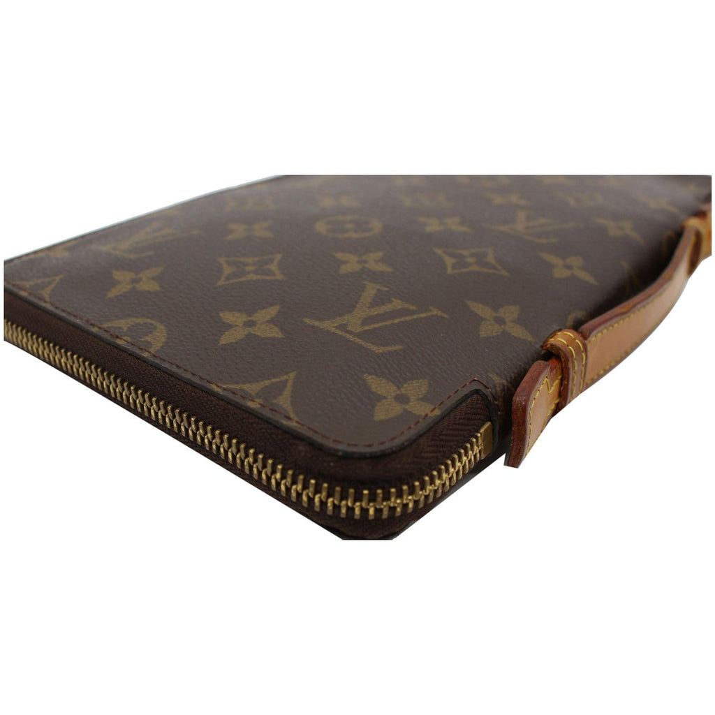 LOUIS VUITTON Zippy XL Monogram Canvas Organizer Wallet Brown