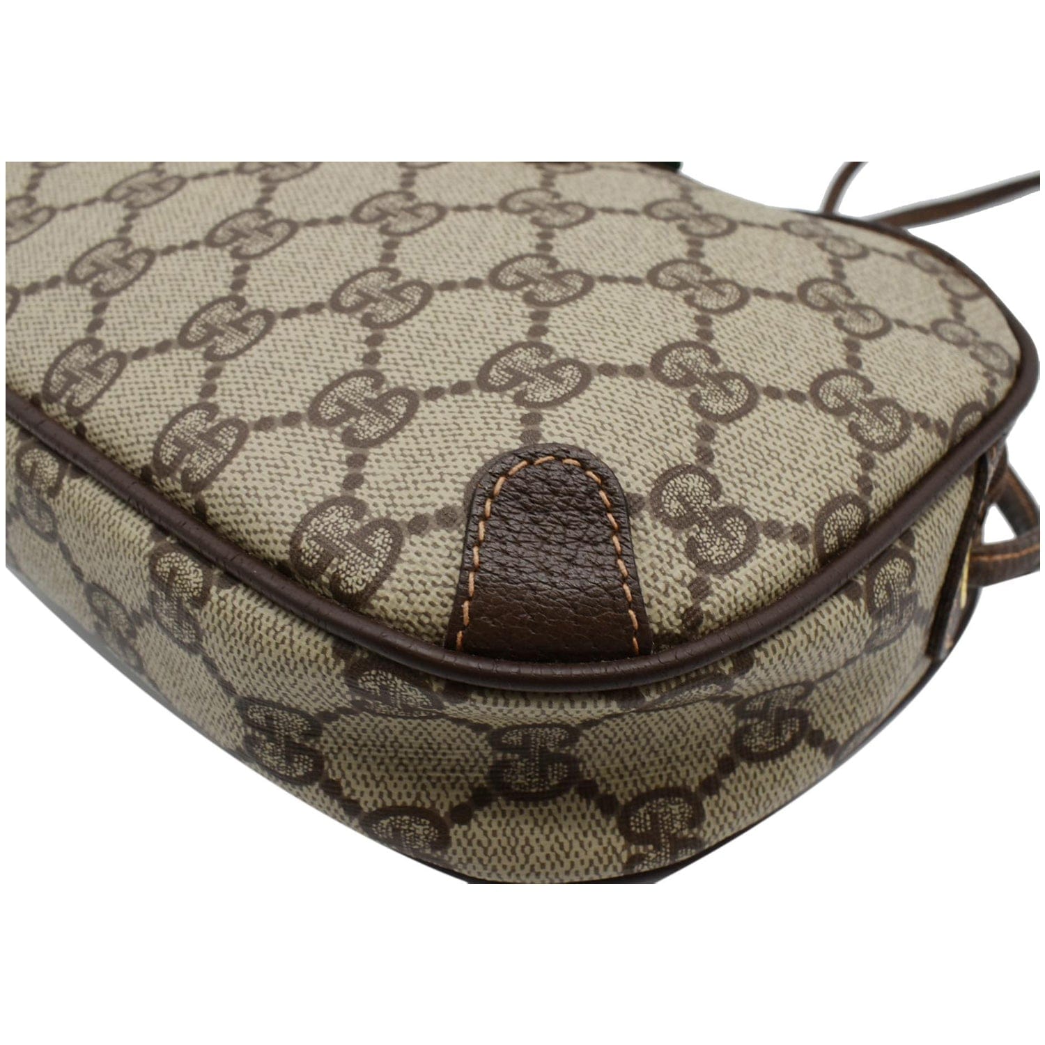 GUCCI  Gucci Supreme Canvas Crossbody Bag Beige 8902066