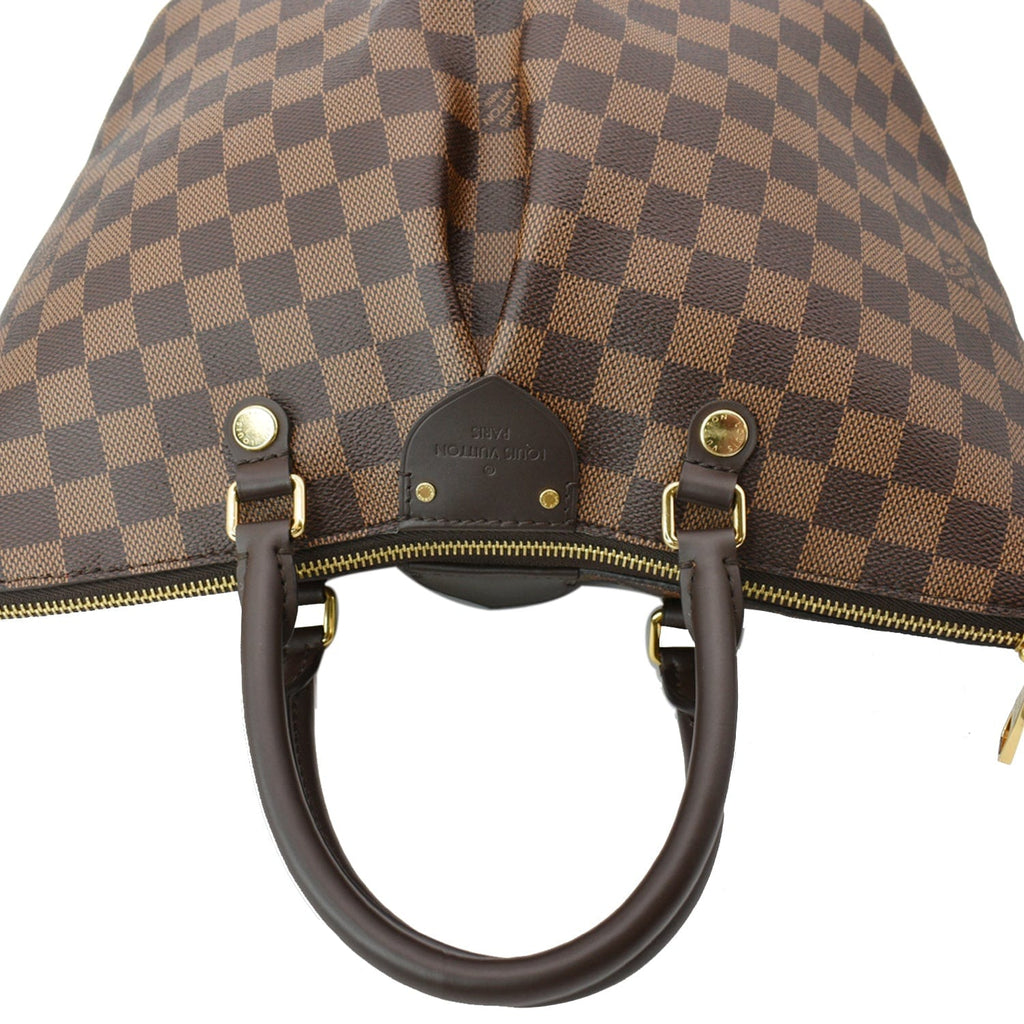 LOUIS VUITTON Siena MM Damier Ebene Shoulder Bag Brown - New Year Deals