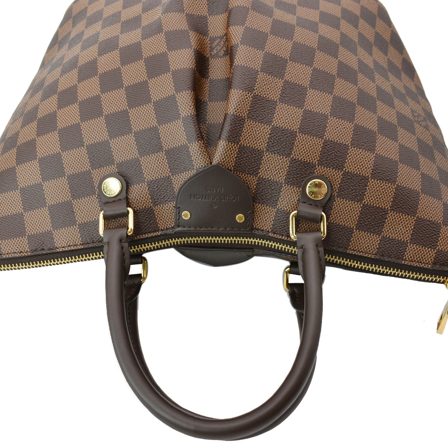 LOUIS VUITTON Siena MM Damier Ebene Shoulder Bag Brown - New Year Deals