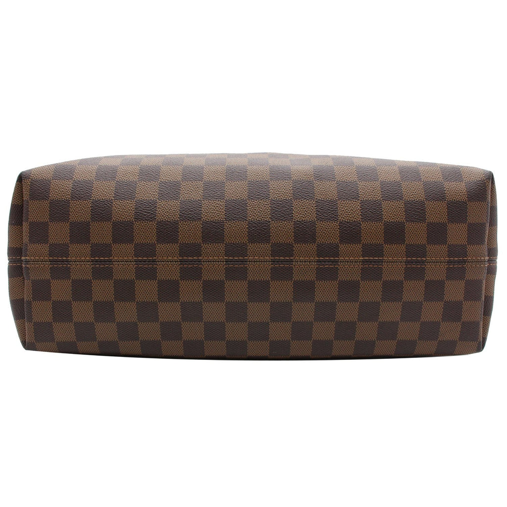 LOUIS VUITTON Graceful MM Damier Ebene Shoulder Bag Brown