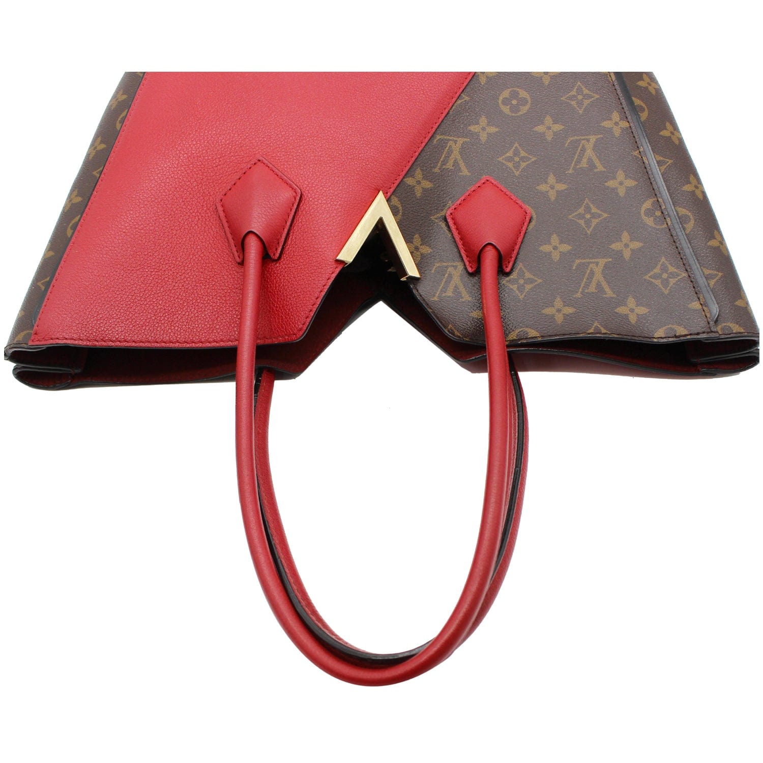 LOUIS VUITTON Kimono Monogram  Tote Bag Brown/Cerise