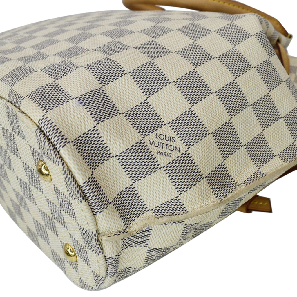 LOUIS VUITTON Girolata Damier Azur Shoulder Bag White