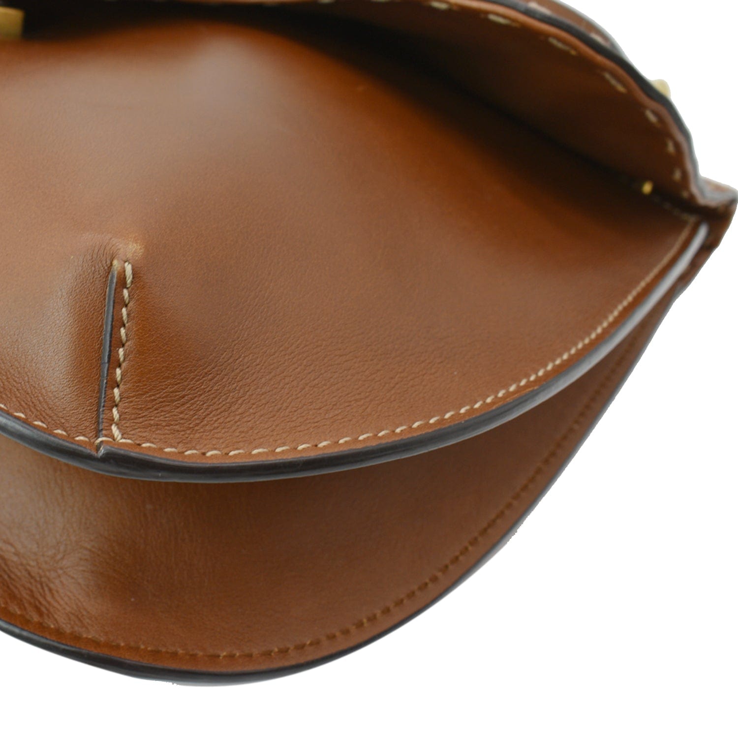 GUCCI Gucci Marmont  Leather Shoulder Bag Brown 409154