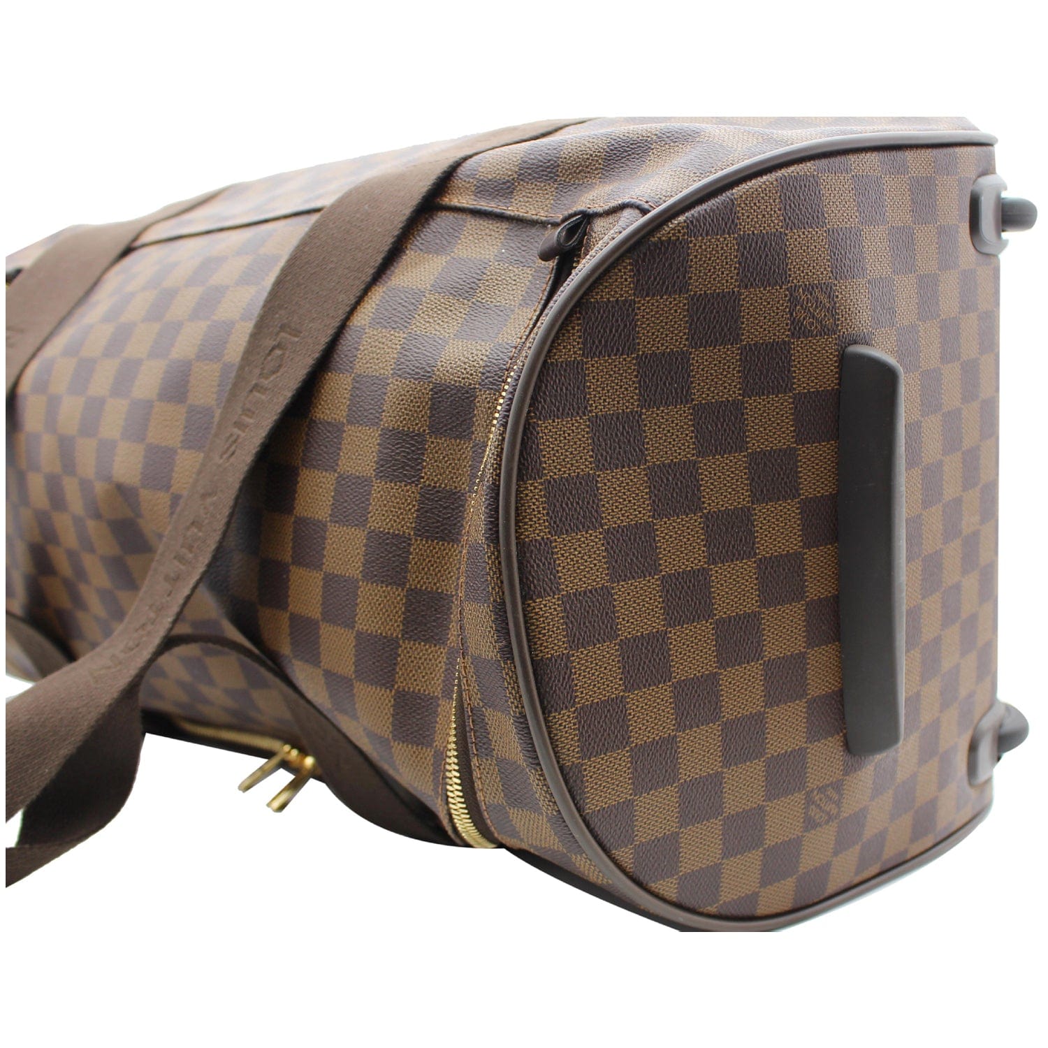 LOUIS VUITTON Neo Eole 55 Damier Ebene Rolling Travel Bag Brown