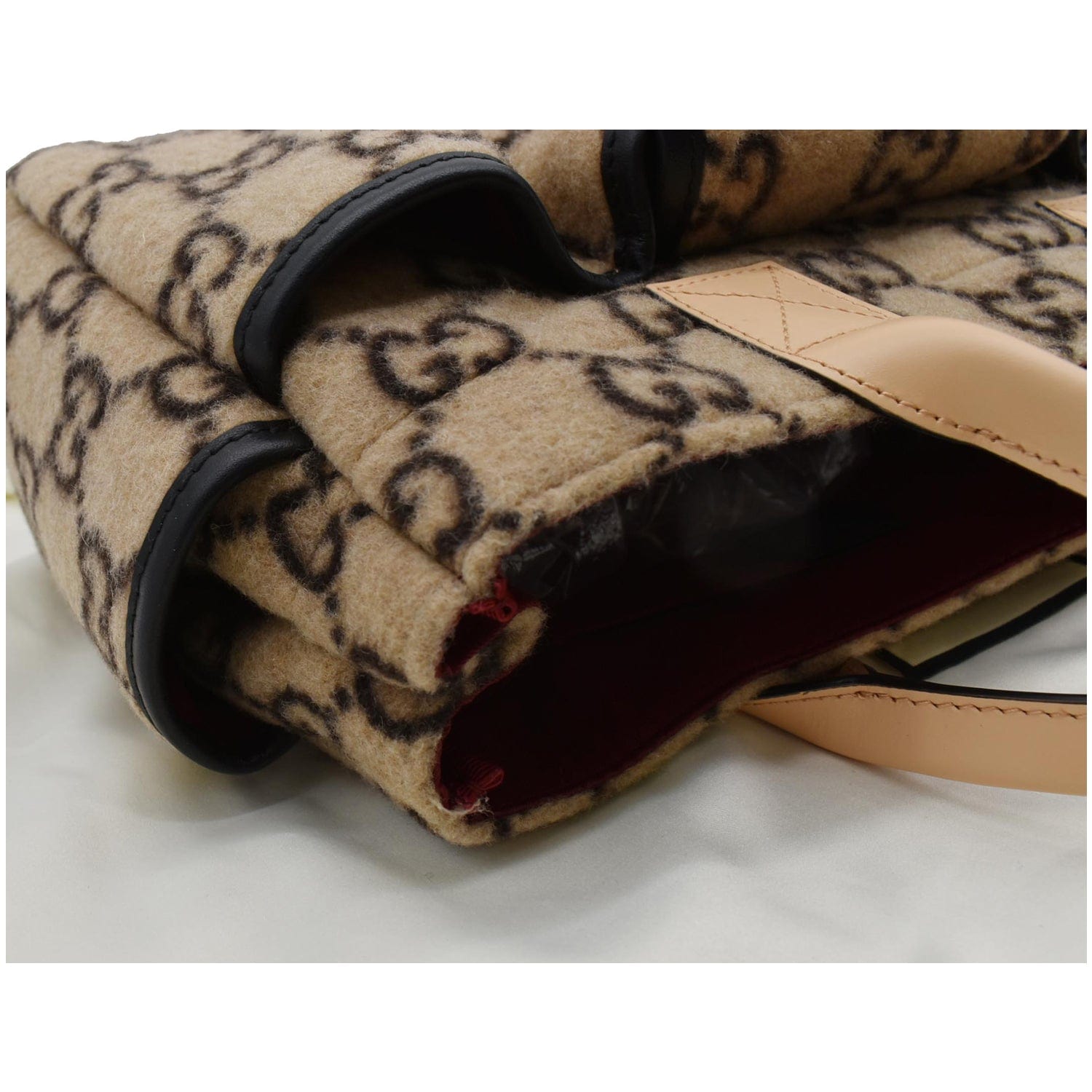 GUCCI Children's Gucci Supreme Wool Tote Bag Beige 686159