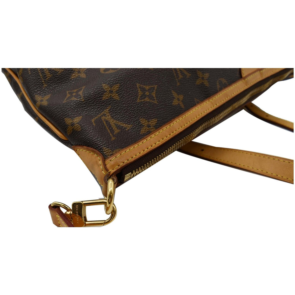 LOUIS VUITTON Palermo GM Monogram Canvas Tote Bag Brown