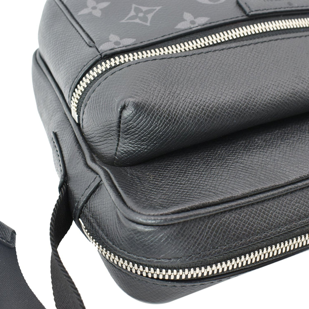 LOUIS VUITTON Outdoor Messenger Eclipse Canvas Crossbody Bag Black - 10% Off