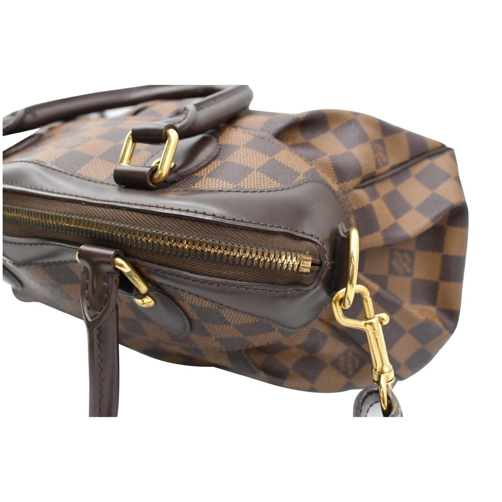 LOUIS VUITTON Trevi PM Damier Ebene Shoulder Bag Brown