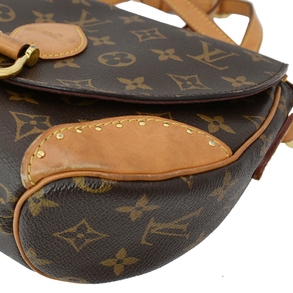 LOUIS VUITTON Saint Cloud NM MM Monogram Canvas Crossbody Bag Brown  - Hot Deals