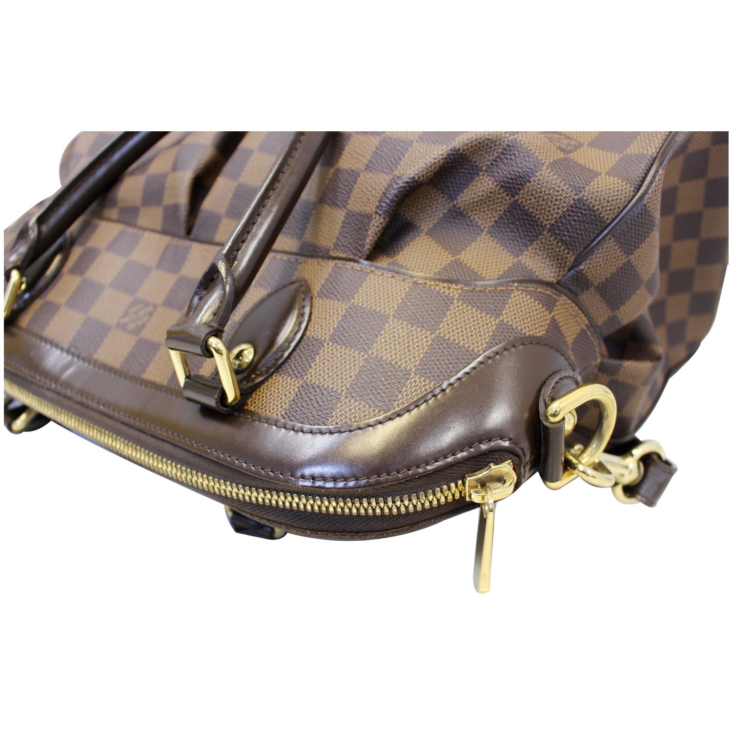 LOUIS VUITTON Trevi GM Damier Ebene 2way Shoulder Handbag