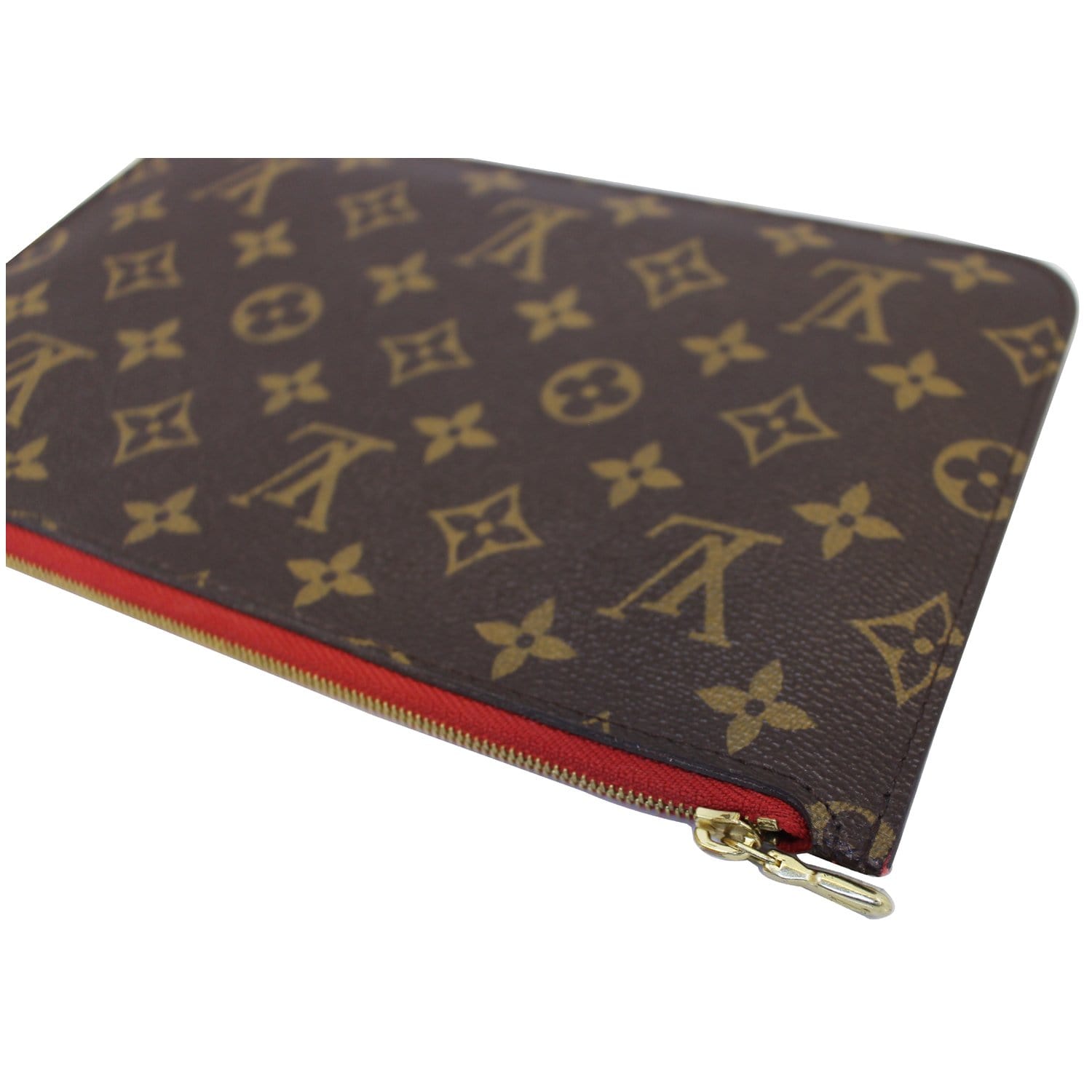 LOUIS VUITTON Pochette Wristlet Pouch Monogram Canvas Neverfull