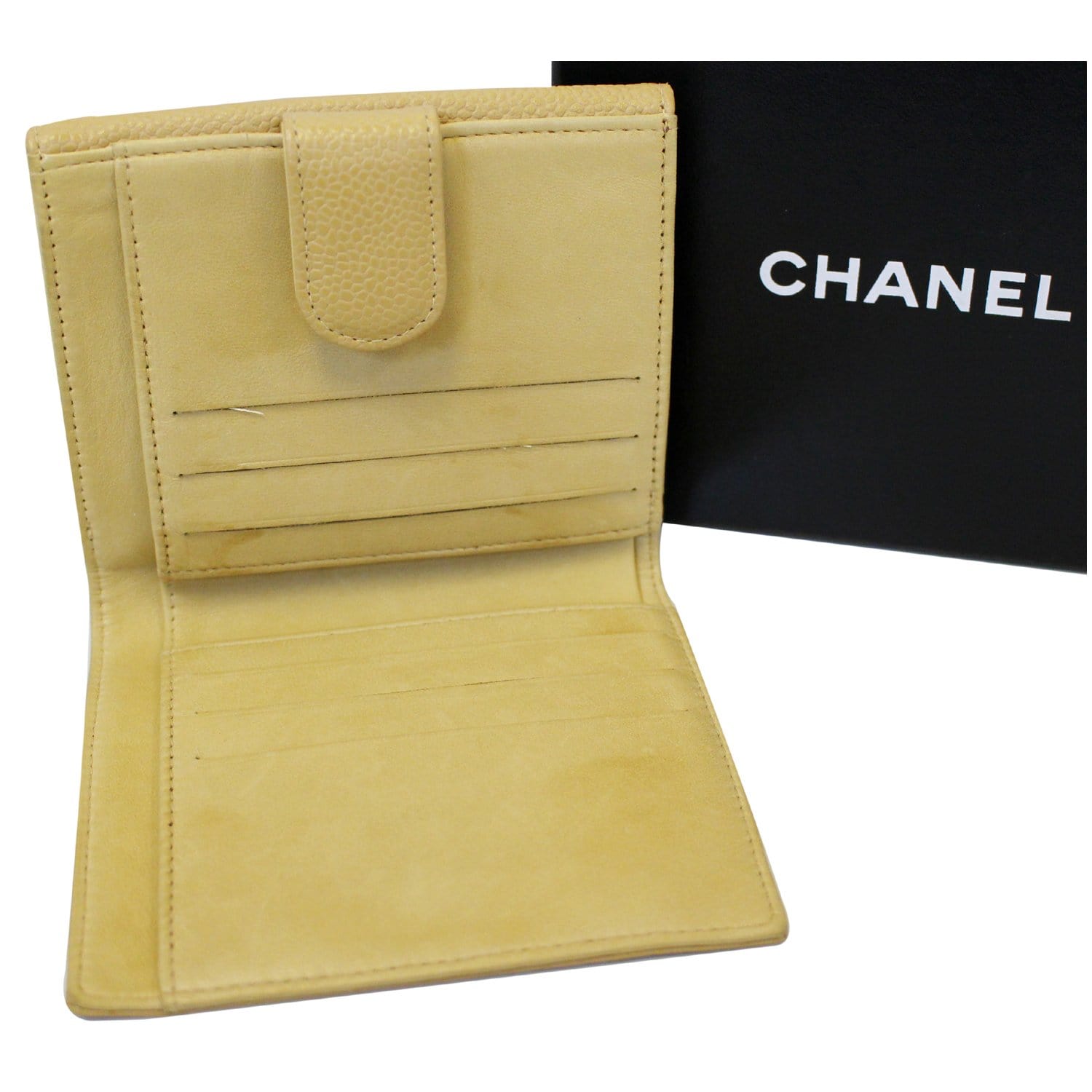 Chanel Caviar Leather Leather Bifold Wallet