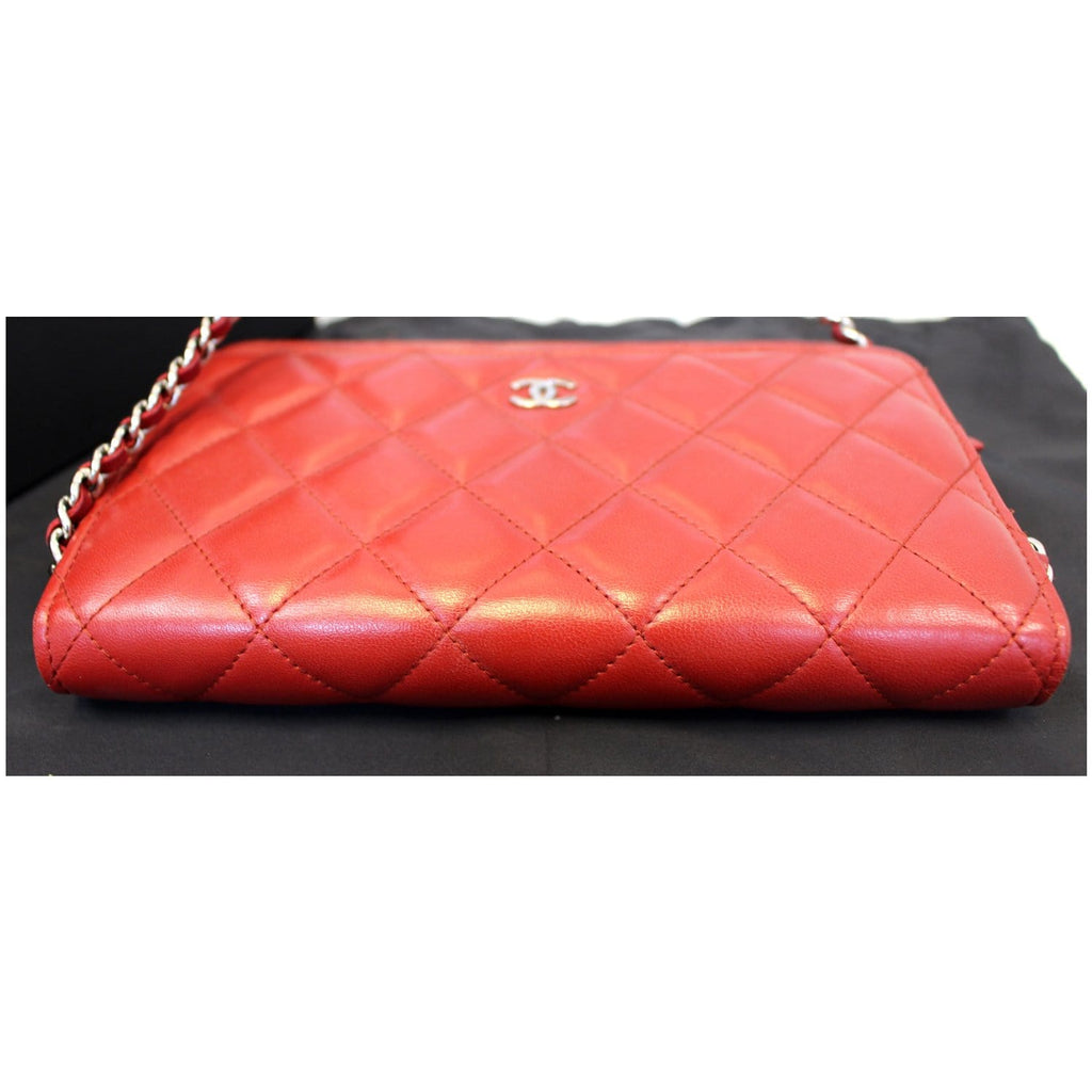 Chanel Wallet on Chain Quilted Leather Shoulder Crossbody Bag