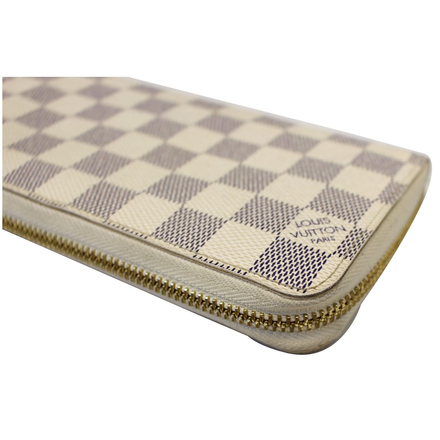 LOUIS VUITTON Damier Azur Zippy Zip Around Long Wallet