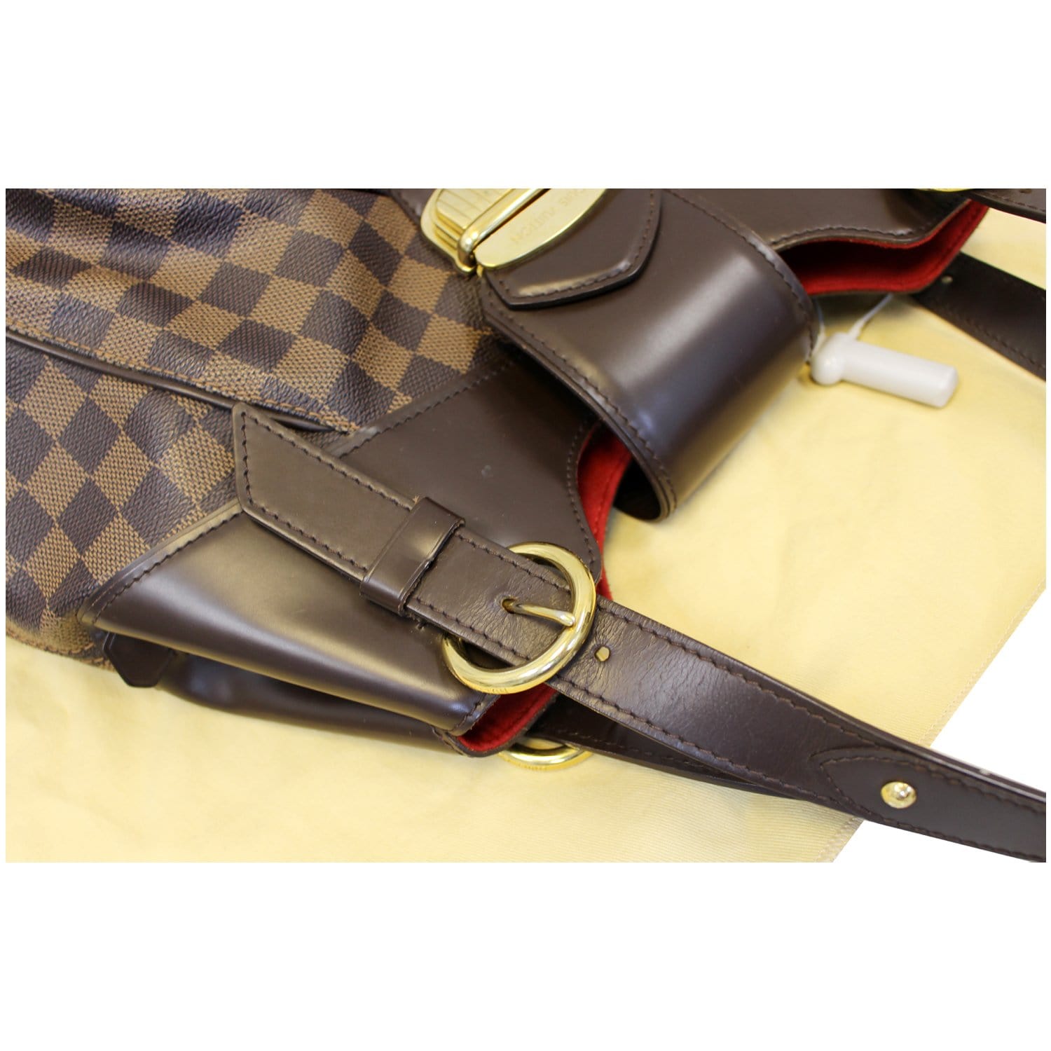 LOUIS VUITTON Sistina GM Damier Ebene Shoulder Handbag