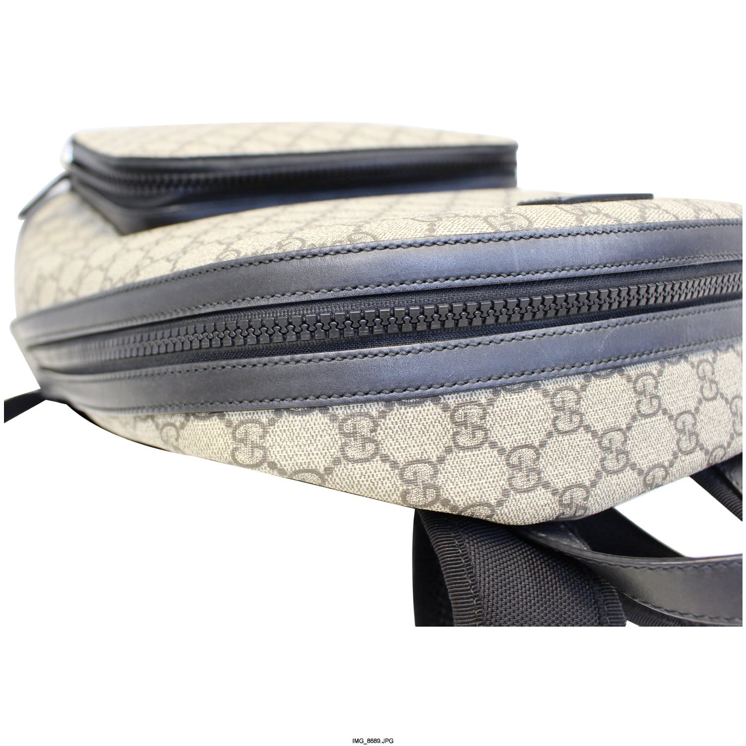 GUCCI Gucci Monogram Supreme Backpack Bag 406370
