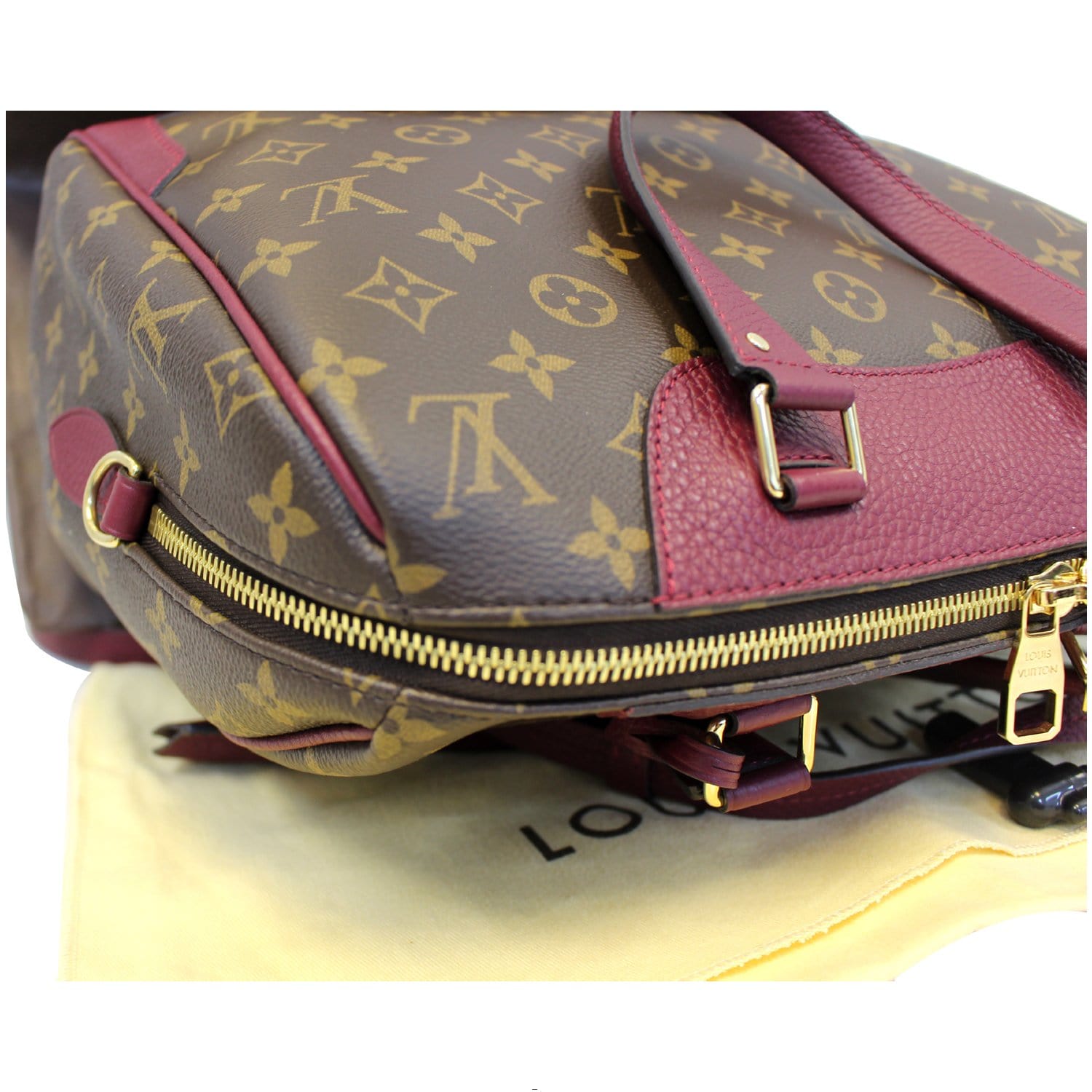 LOUIS VUITTON Retiro NM Aurore Monogram Canvas Shoulder Bag