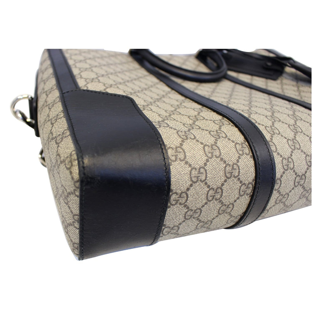 GUCCI Eden Gucci Supreme Coated Canvas Briefcase Bag 406384