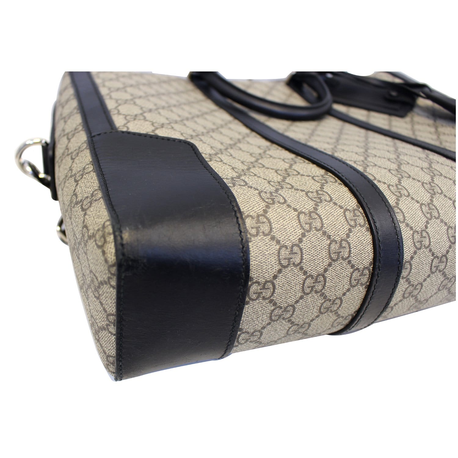 GUCCI Eden Gucci Supreme Coated Canvas Briefcase Bag 406384