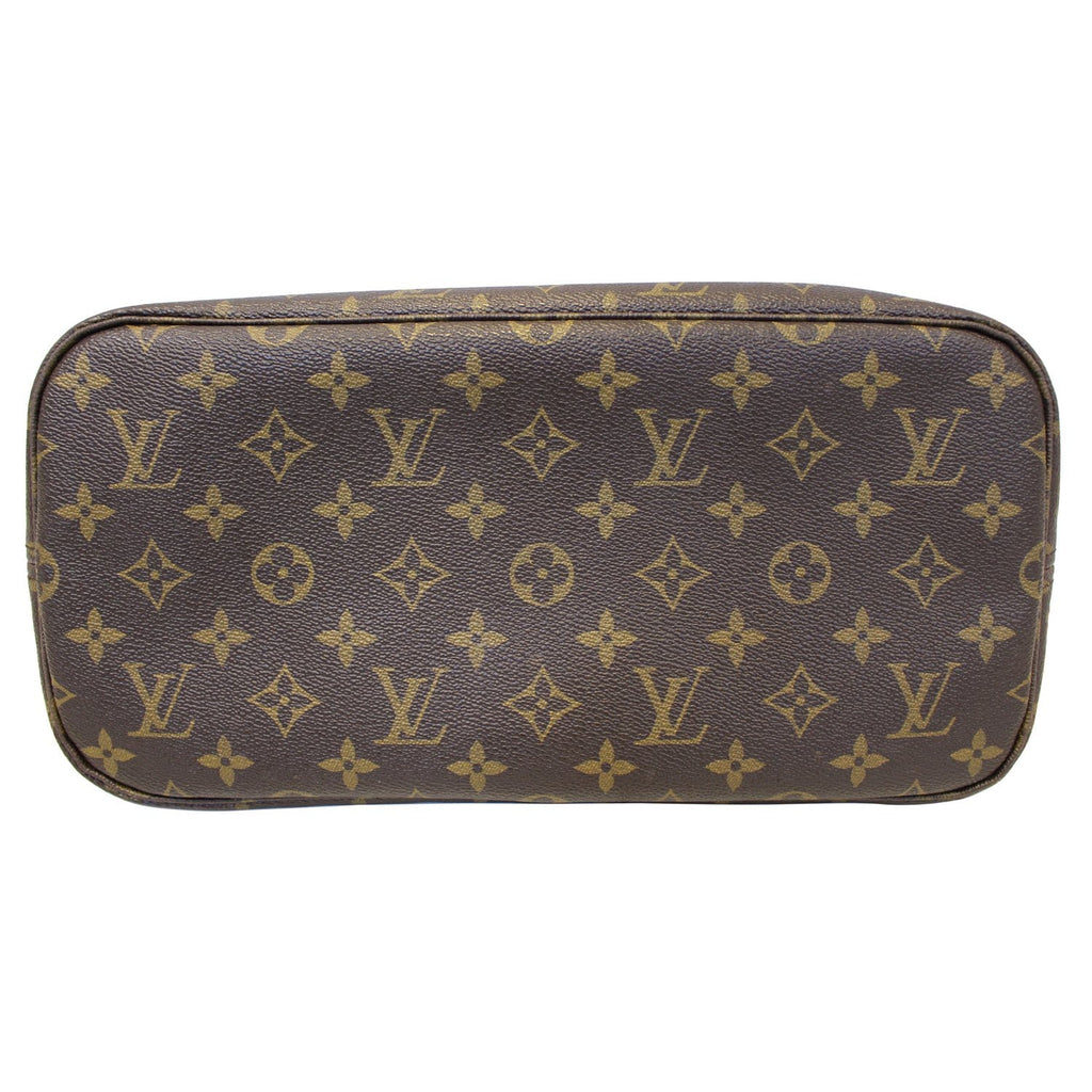 LOUIS VUITTON Monogram Canvas Neverfull MM Brown Tote Bag