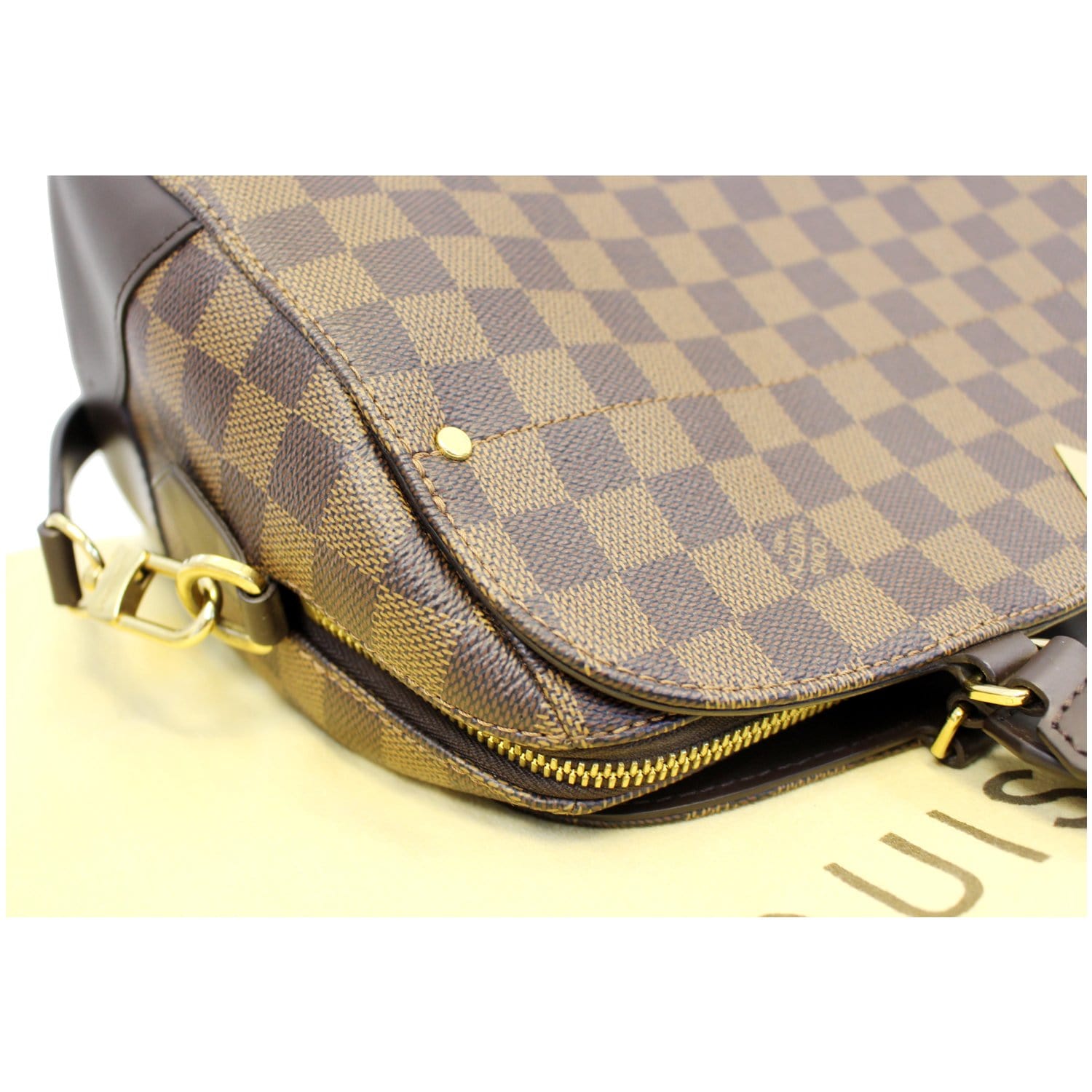 LOUIS VUITTON Kensington Bowling Damier Ebene Shoulder Handbag