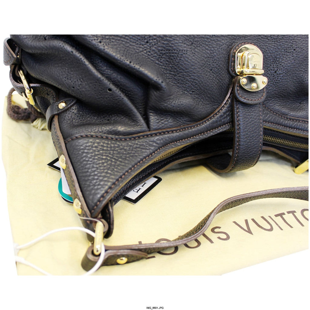 LOUIS VUITTON Mahina XS Monogram Black Leather Shoulder Bag