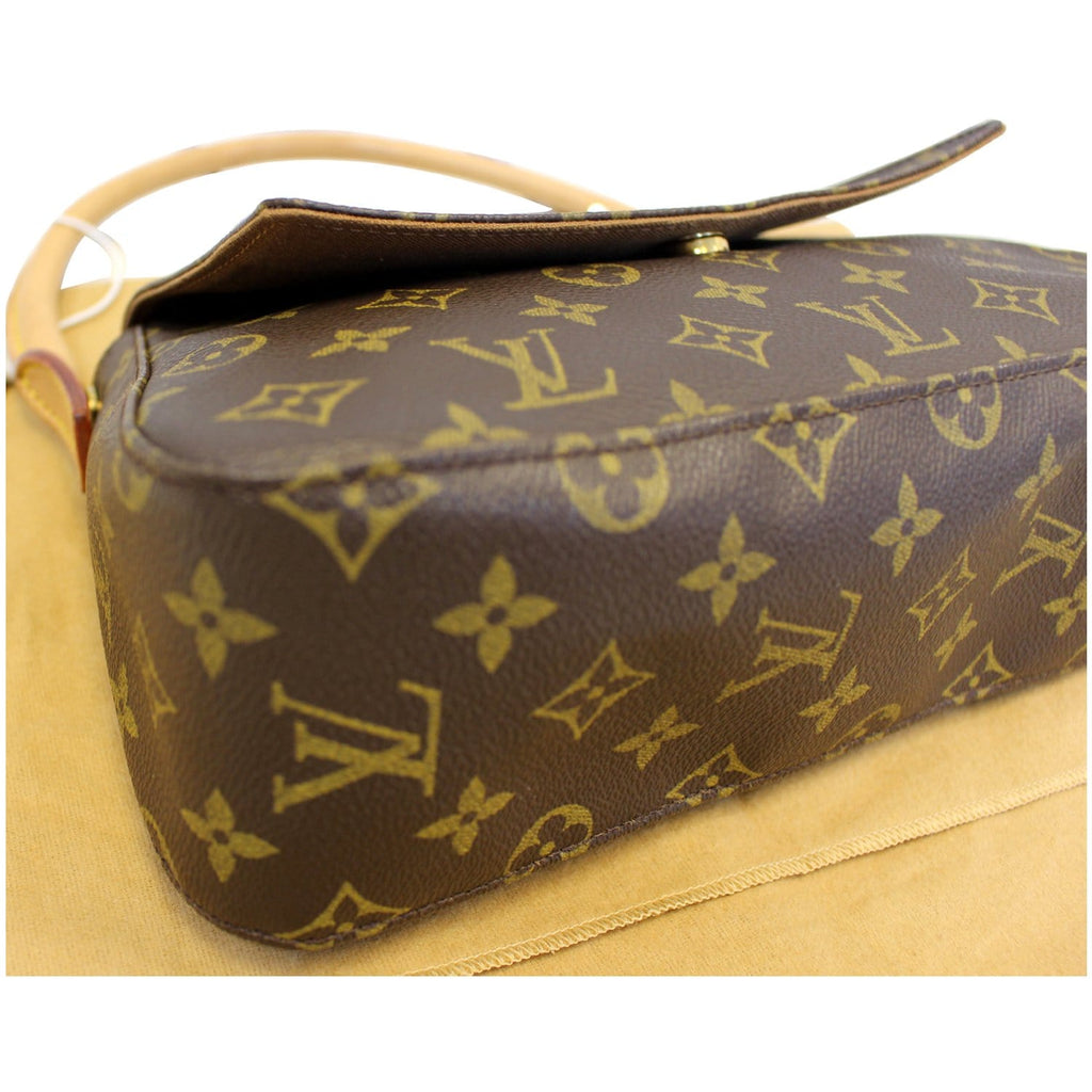 LOUIS VUITTON Looping PM Monogram Canvas Satchel Bag