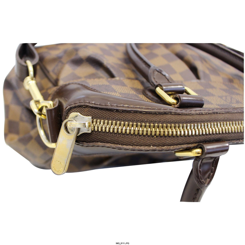 LOUIS VUITTON Trevi PM Damier Ebene Brown Shoulder Bag