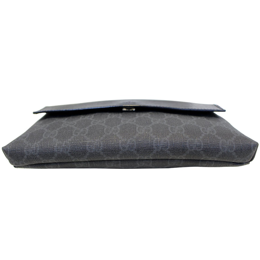 GUCCI Gucci Supreme Monogram Waist Bum Bag Black 161833