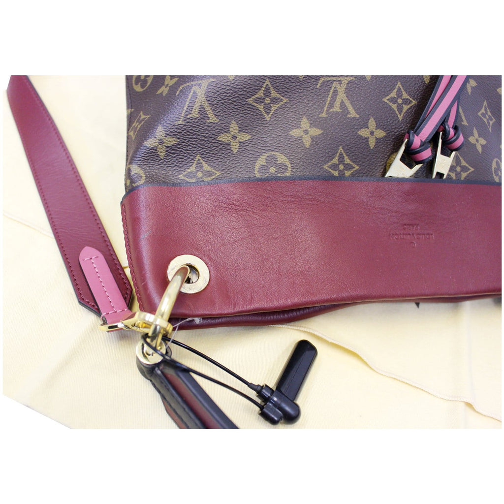 LOUIS VUITTON Tuileries Besace Monogram Canvas Shoulder Bag Rose Bruyere