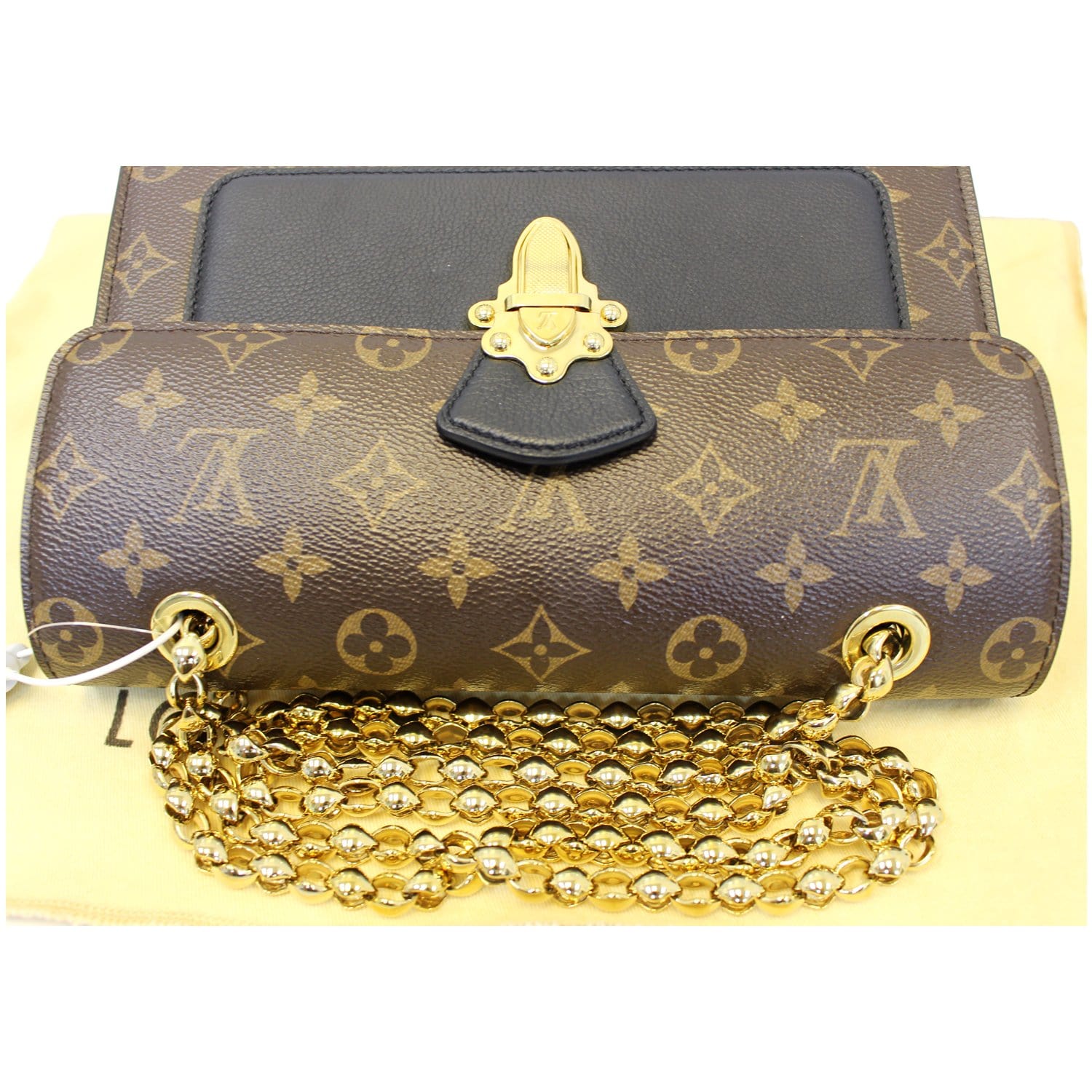 LOUIS VUITTON Victoire Monogram Canvas Shoulder Crossbody Bag Noir