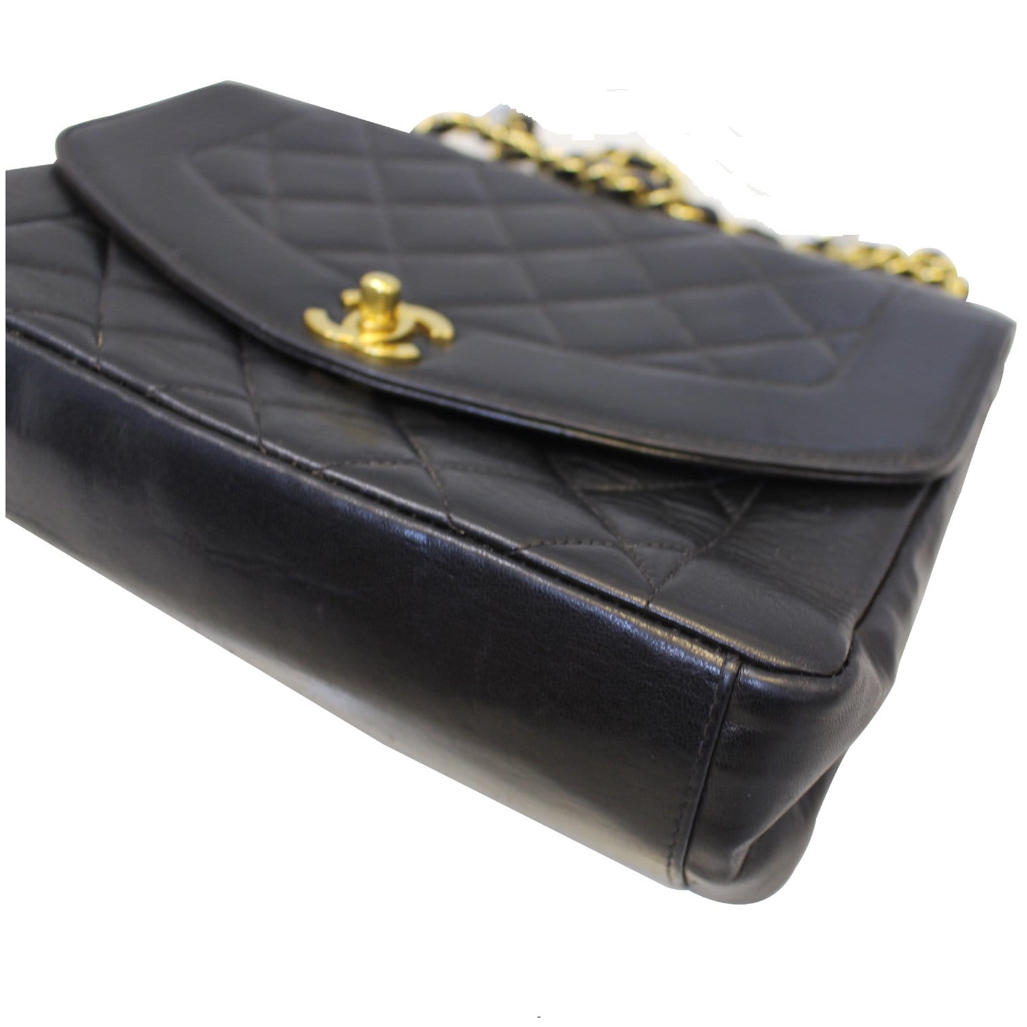 Chanel Diana Classic Flap Quilted Leather Crossbody Bag