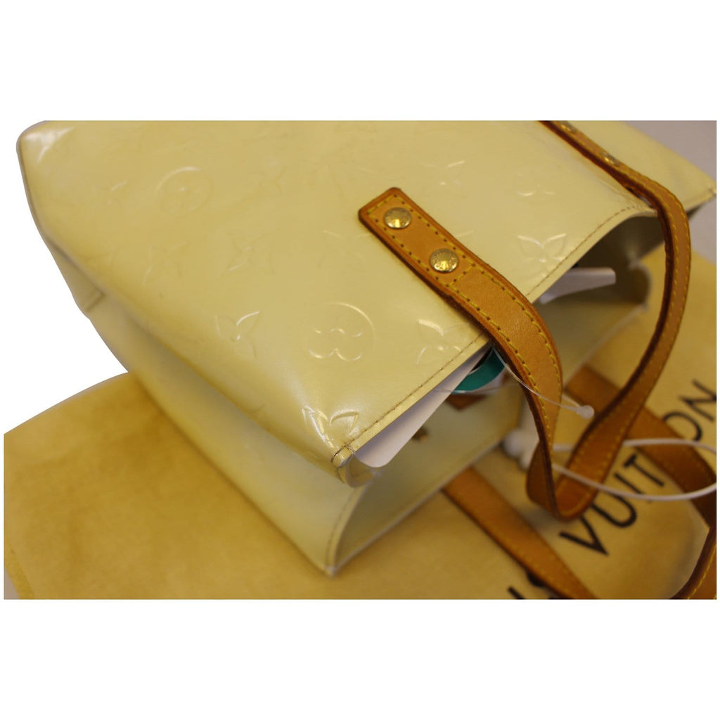 LOUIS VUITTON Reade PM Monogram Vernis Tote Bag Ivory